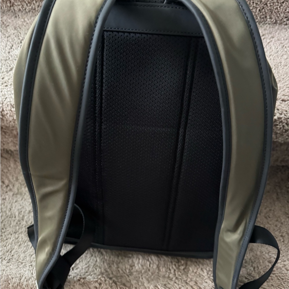 Michael Kors Olive and Black Men's Backpack - Picture 2 of 2